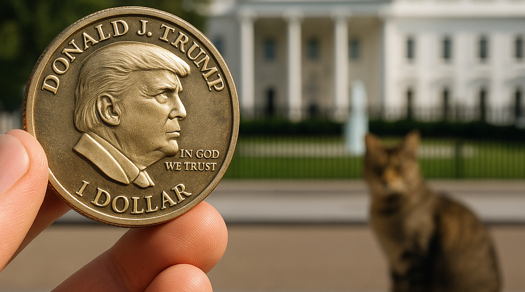 Todo lo que se sabe sobre la nueva moneda de 1 dólar con la imagen de Trump