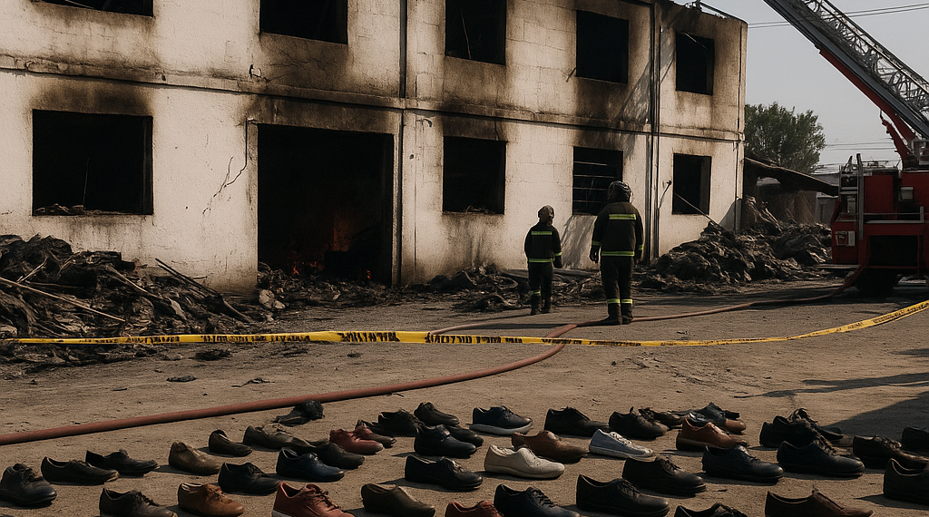 El infierno bajo las zapatillas del mundo: 28 muertos en una fábrica de la capital china del calzado