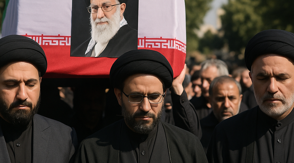 Tres hijos de Khamenei participaron del funeral del fallecido líder supremo en Teherán, pero no así su sucesor Mojtaba