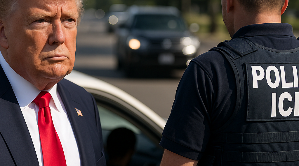 Dice Trump que ICE no suspenderá controles de tráfico