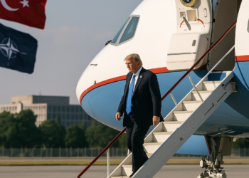 Trump llega a Turquía para la cumbre de la OTAN
