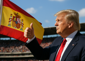 Trump se queda en el escenario junto a España y acapara los focos del Mundial
