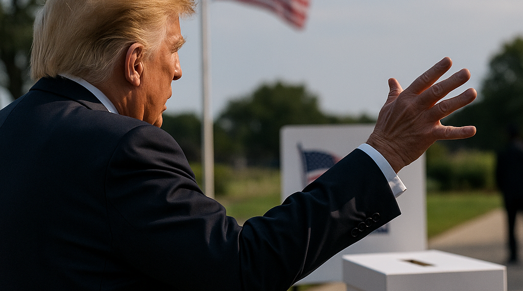 Trump siembra dudas a cuatro meses de las 'midterms' y acusa a Pekín y al "estado profundo": "El sistema electoral está expuesto a la piratería informática, la explotación y la injerencia"
