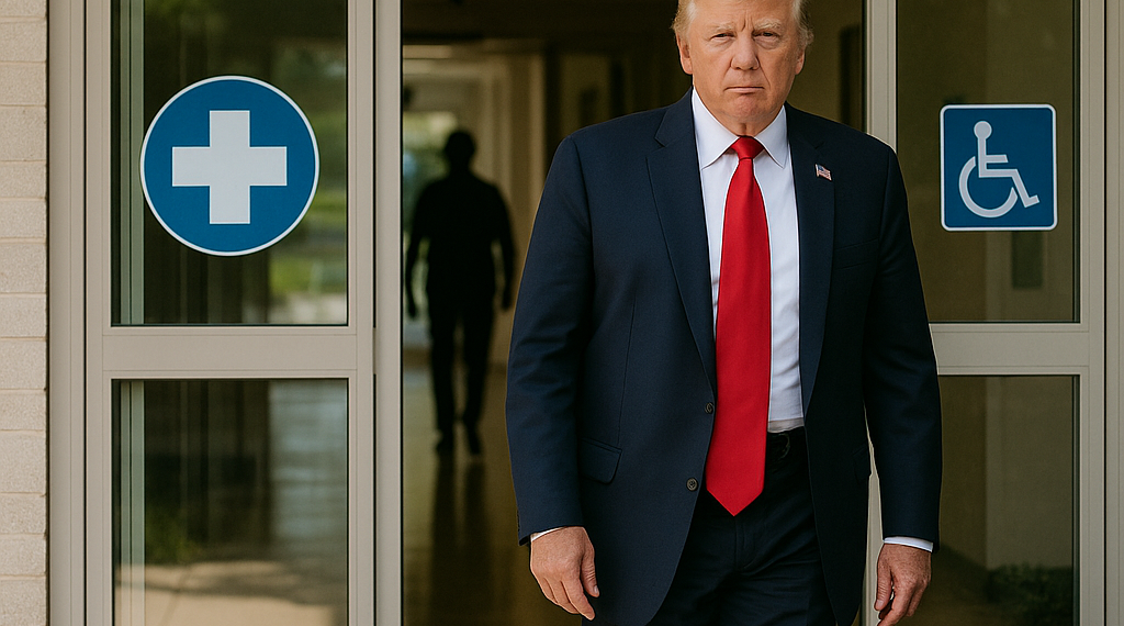 Trump afirma que "acaba de terminar" un reconocimiento médico "perfecto"