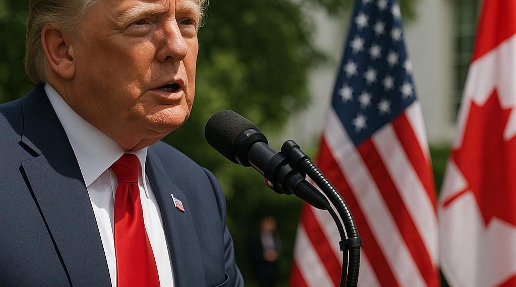 Impone Trump arancel de 50% a algunos productos canadienses