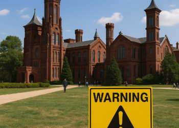 Trump Orders “Warning” Signs Outside Smithsonian Museum