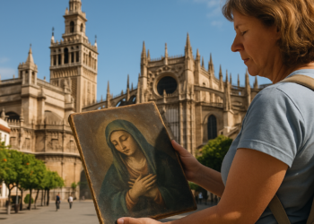 Un turista encuentra en Sevilla un cuadro atribuido a Sorolla y cuando llega a Murcia descubre que podría valer hasta 150.000 euros