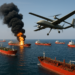 Ucrania lanzó un ataque con drones contra ocho petroleros de la “flota fantasma” de Rusia en el mar de Azov