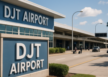 Un aeropuerto de Florida cambia oficialmente su nombre en honor a Donald Trump: de PBI a DJT