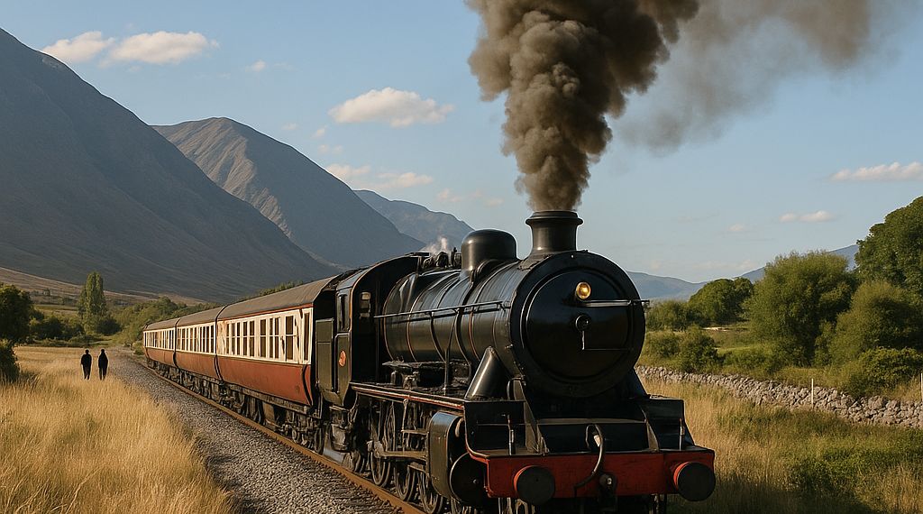 Una legendario ferrocarril retoma su travesía, une historia y naturaleza en el norte de América