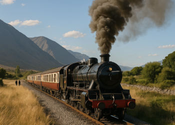 Una legendario ferrocarril retoma su travesía, une historia y naturaleza en el norte de América