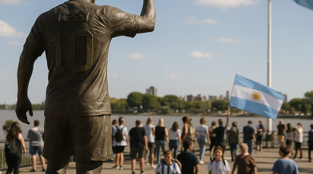 Un minuto de aplausos para Messi, Scaloni y la selección argentina