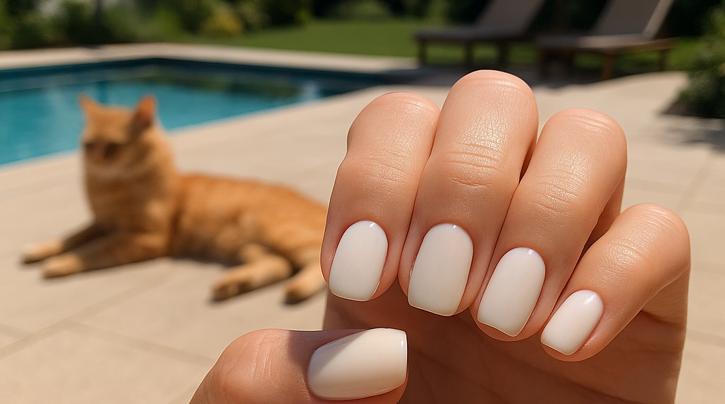 Coconut-Milk Nails Are Fresh for Summer