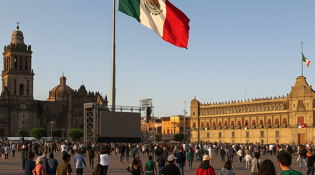 Fan Fest del Zócalo se llena previo al México vs. Inglaterra; llaman a ver el partido en otros puntos