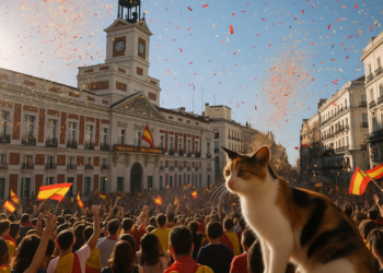 ¡Una locura! Se desatan los festejos españoles