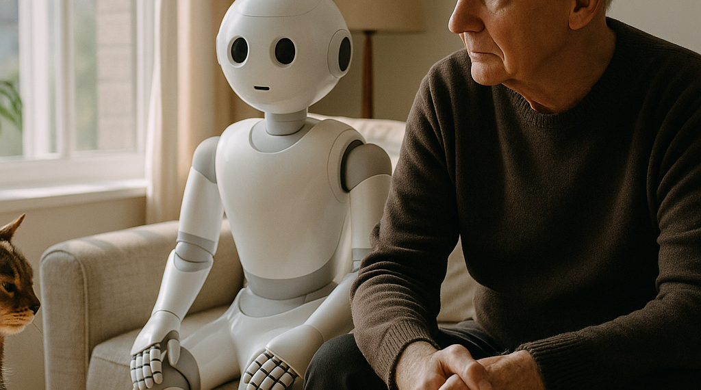 ¿Cansado de estar solo? Un robot chino le tiende la mano