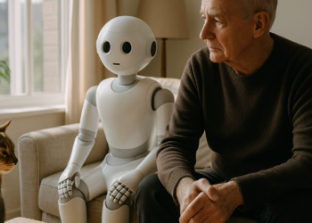 ¿Cansado de estar solo? Un robot chino le tiende la mano