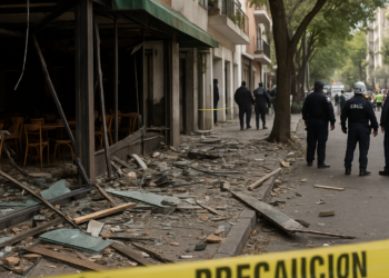 Deja 11 heridos explosión en restaurante de la Roma
