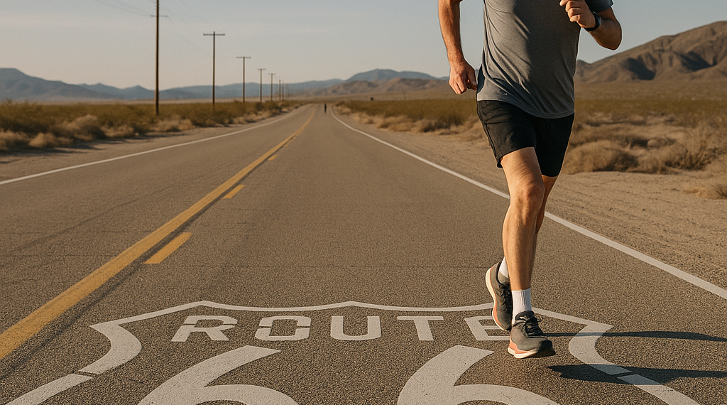 Tiene 61 años y correrá casi 4.000 kilómetros por la Ruta 66 para visibilizar la ELA