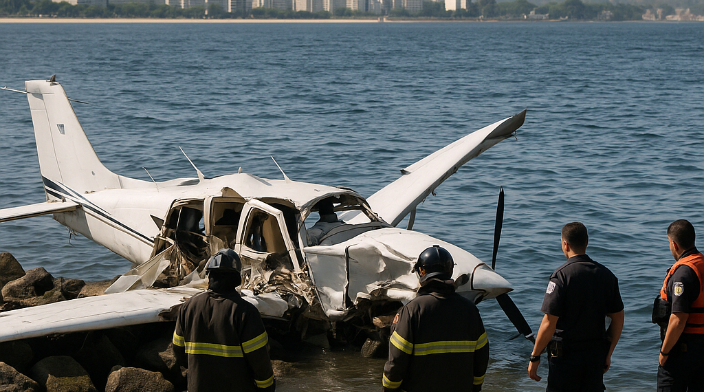 Helicóptero se estrella en Río de Janeiro y deja cuatro muertos; tres serían turistas colombianas