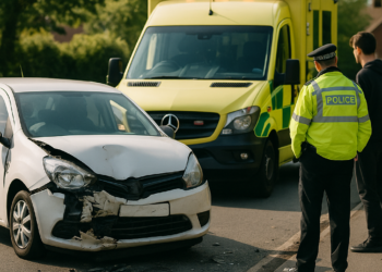 Reino Unido: un auto se incrustó en una vivienda de Sunderland y dejó a un joven en estado crítico