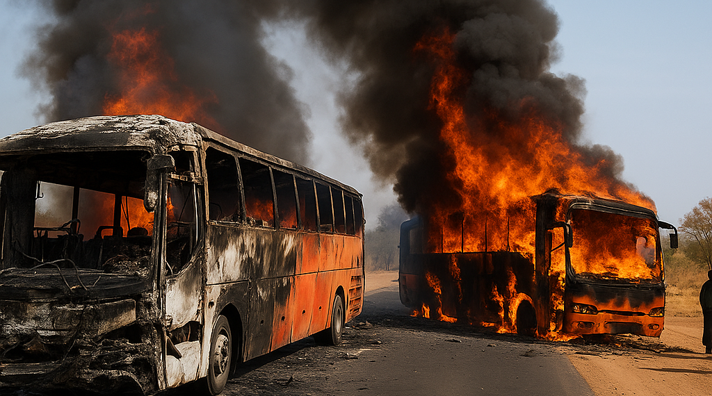 Choque mortal entre dos autobuses en Níger deja 21 muertos y decenas de heridos