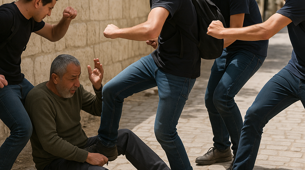 Dos adolescentes israelíes agreden a un palestino amputado en Cisjordania