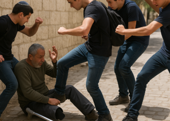 Dos adolescentes israelíes agreden a un palestino amputado en Cisjordania