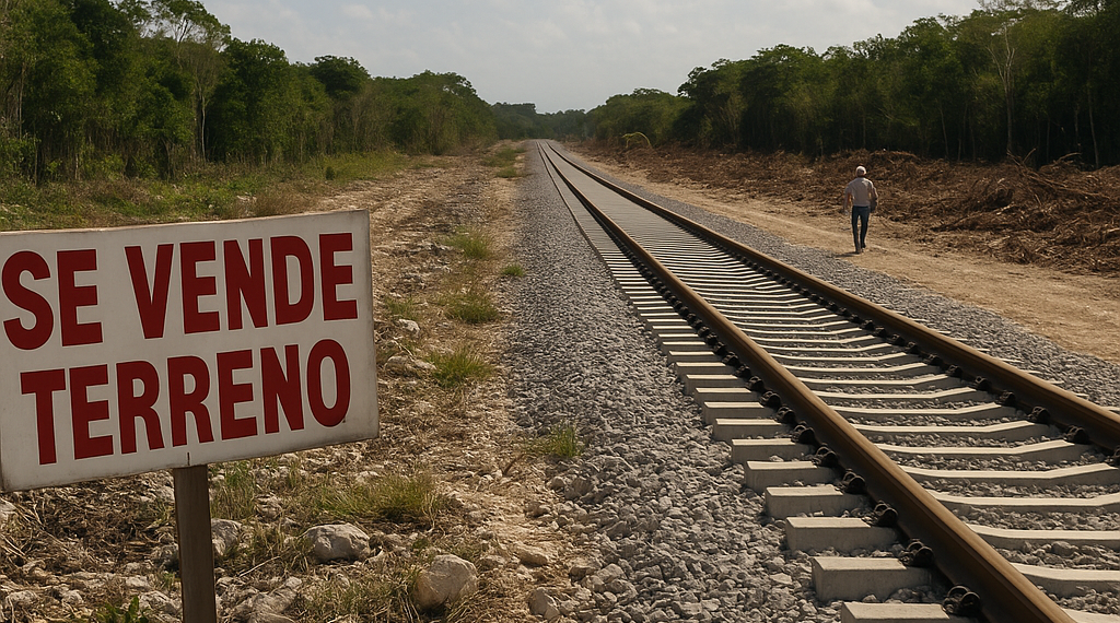 Incorporan al Tren Maya más de 10,000 metros cuadrados de terrenos nacionales en Quintana Roo