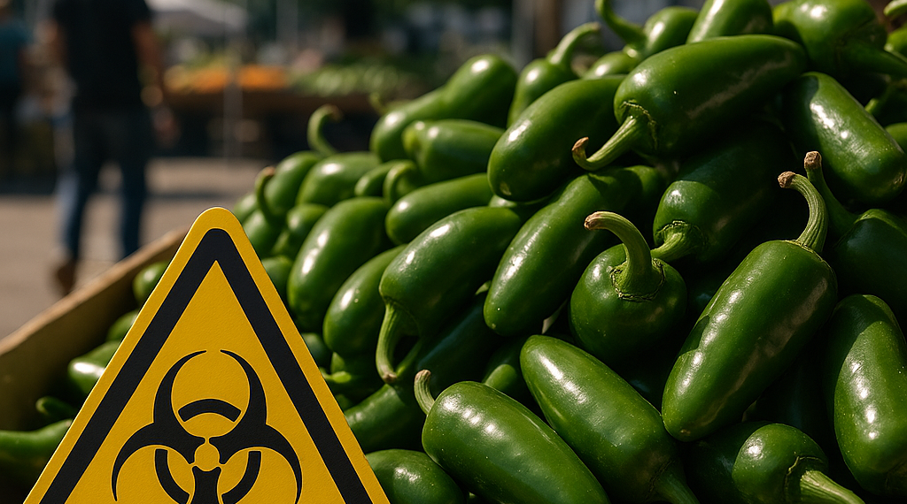 Alerta EU de salmonela por jalapeños mexicanos en 27 estados