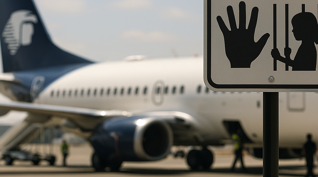 Aeroméxico suma esfuerzos del sector turístico en combate a trata de personas; firman declaratoria