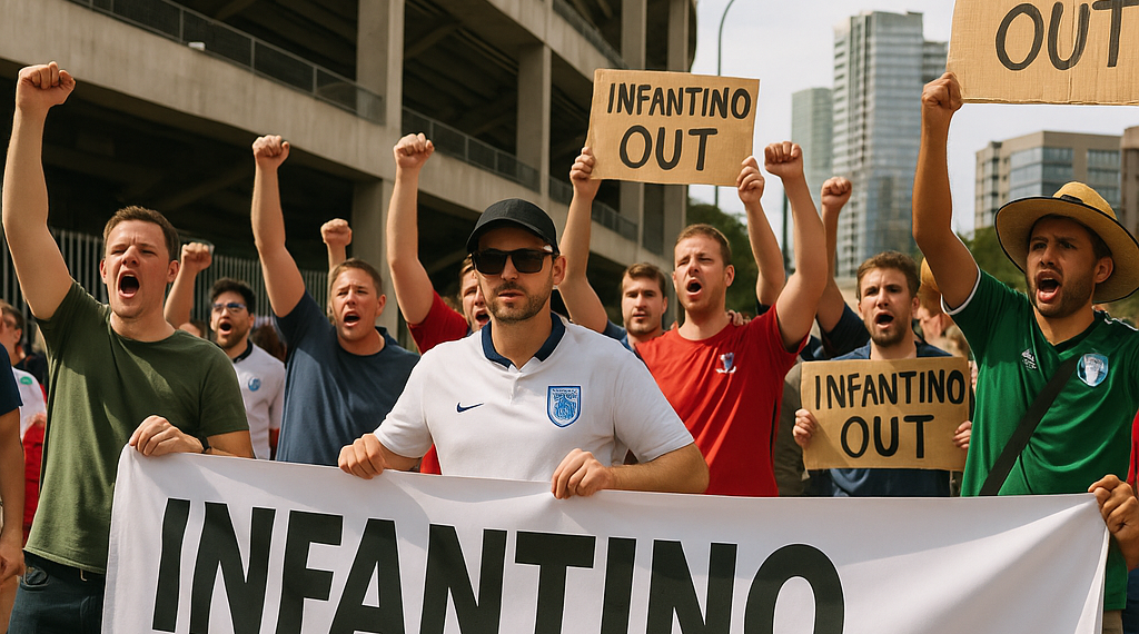 Coalición mundial de aficionados pide que Infantino salga de la FIFA