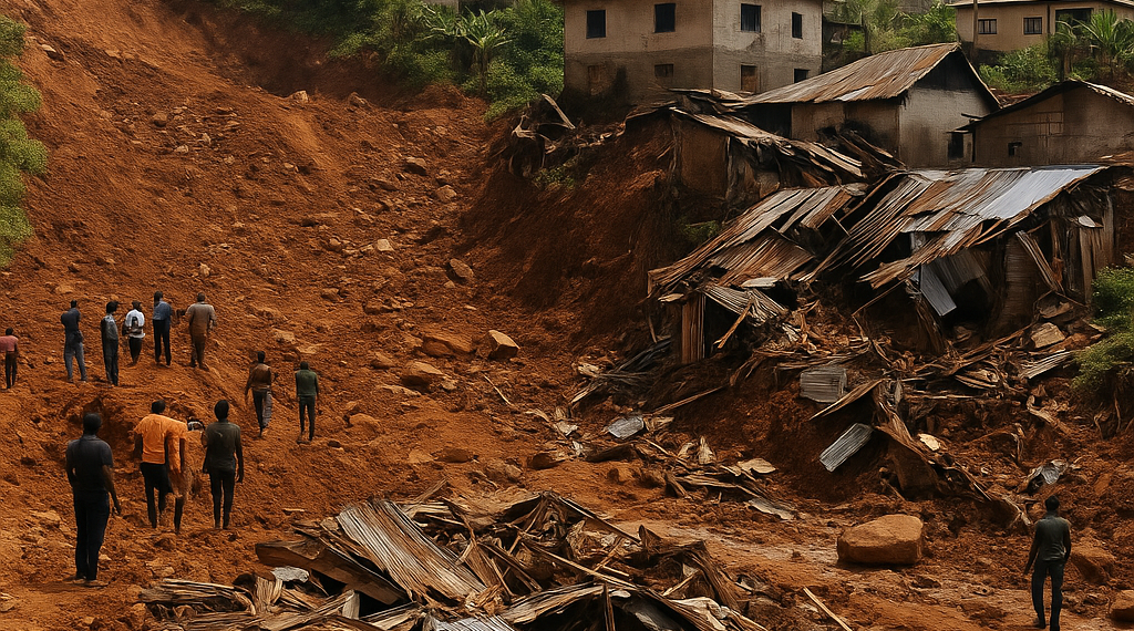 Al menos 30 personas murieron en Guinea por el derrumbe de un vertedero tras fuertes lluvias