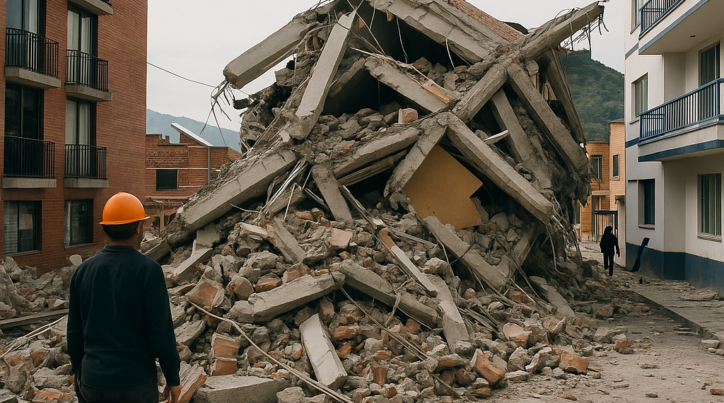 Reportan al menos 70 muertos por sismo en Colombia