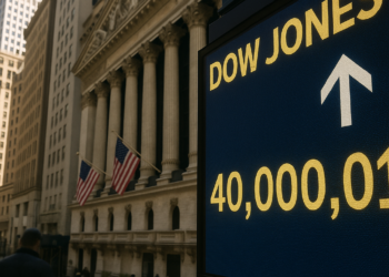 Logra Dow Jones récord