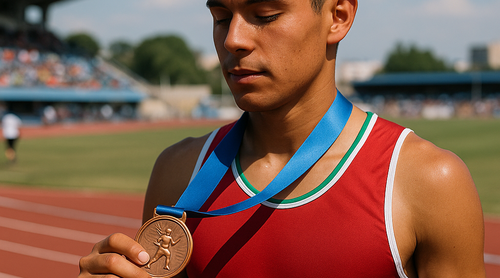 Alejandro Ríos logra un histórico bronce mundial sub'20 en 800 metros