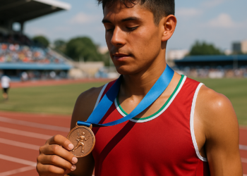 Alejandro Ríos logra un histórico bronce mundial sub'20 en 800 metros