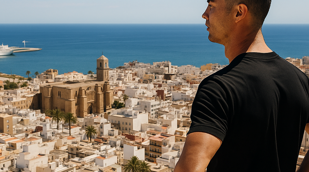 El Almería se gusta ante la atenta mirada de Cristiano Ronaldo