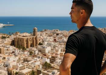El Almería se gusta ante la atenta mirada de Cristiano Ronaldo