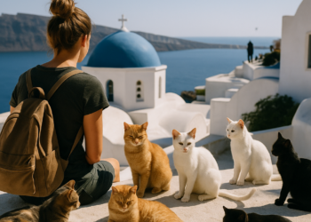Un refugio en Grecia ofrece alojamiento gratuito a cambio de cuidar gatos en una isla paradisíaca