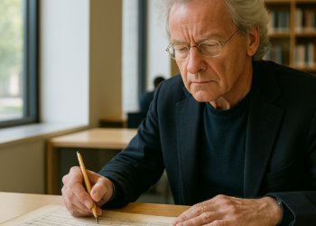 Looking Closely At The Original Manuscript Of A Mahler Symphony With Franz Welser-Möst