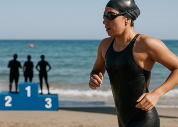 Ángela Martínez roza el podio en los 10 kilómetros en aguas abiertas