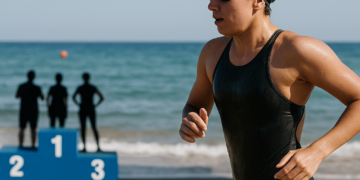 Ángela Martínez roza el podio en los 10 kilómetros en aguas abiertas