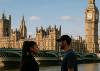 Ariana Grande and Ricky Álvarez Layer up for an Even Harder Launch in London