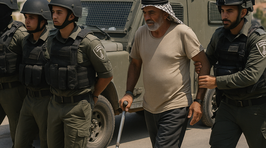 Detienen a dos adolescentes israelíes por apalear a un palestino amputado en Cisjordania