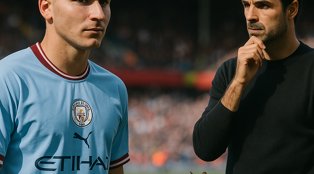 Arteta no renuncia al sueño de tener a Julián Alvarez en el Arsenal
