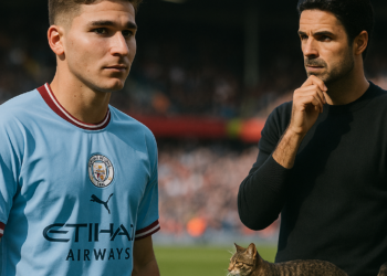 Arteta no renuncia al sueño de tener a Julián Alvarez en el Arsenal