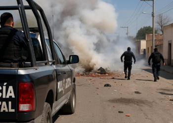 Atacan con explosivos a policías en Zacatecas