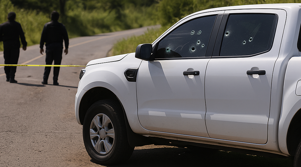 Disparan a camioneta en Michoacán; matan a madre y bebé