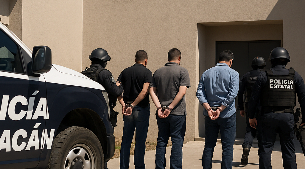 Detienen a mando y policías  por desaparición en Michoacán